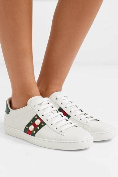 gucci white pearl firefly shoes|gucci ace shoes customer service.